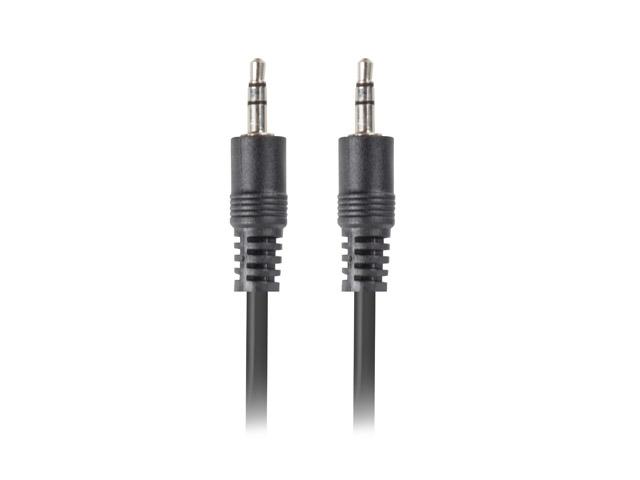 Кабел Lanberg mini jack 3.5mm M/M 3 pin cable 3m, black