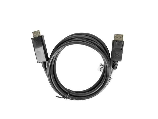 Кабел Lanberg display port (M) V1.1 -> HDMI (M) cable 1.8m, black