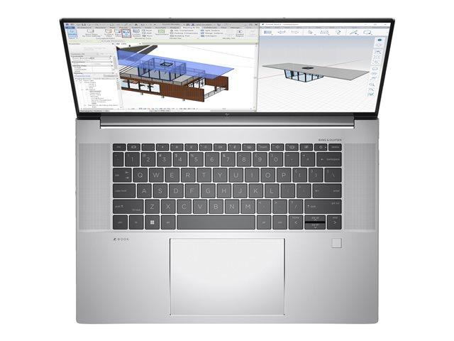Лаптоп HP ZBook Studio G10, Intel Core i7-13700H 14C (2.4/5.0GHz, 24 MB L3 cache) 16" (40.64cm) WQUXGA Anti-Glare, NVIDIA GF RTX 4070 8GB, (USB4), 32GB DDR5, 1TB SSD NVMe, 1x USB 3.2 Gen 2 Type-C, Windows 11 Pro