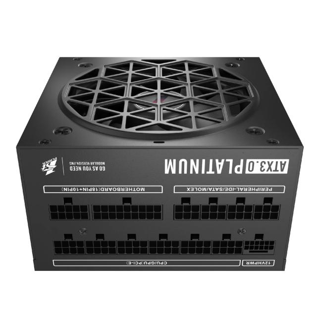 Захранване 1stPlayer NGDP1000, 1000W 80 Plus Platinum, PCIe Gen5, ATX 3.0, Черно