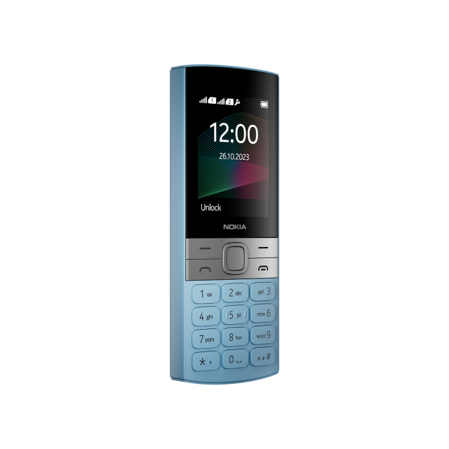 Мобилен телефон Nokia 150, (2023) 2.4'' (6.096см), Dual Sim, 0,3 MP VGA, BLUE 