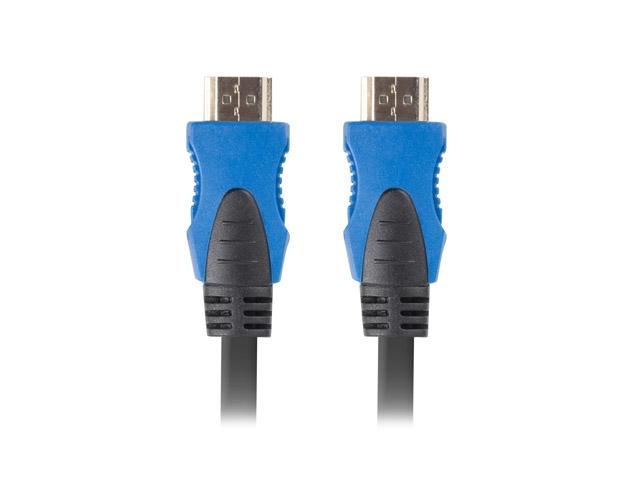 Кабел Lanberg HDMI M/M V2.0 cable 4K 3m CU, black