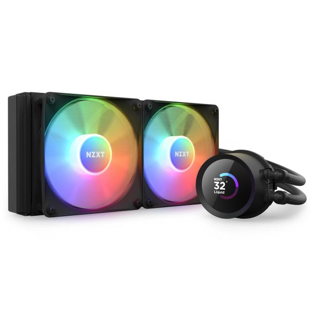 Охладител за процесор NZXT Kraken 240 RGB Black, LCD Display, AMD/INTEL