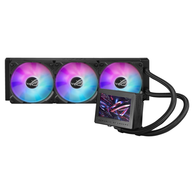 Охладител за процесор ASUS ROG RYUJIN III 360 ARGB, 3.5" Full Color LCD Display, AMD/INTEL