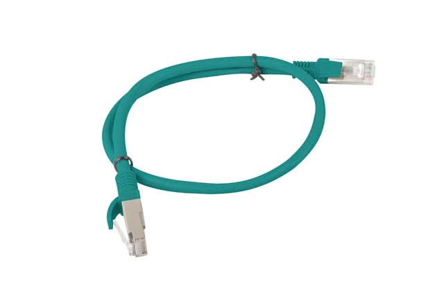Кабел Lanberg patch cord CAT.5E FTP 0.5m, green