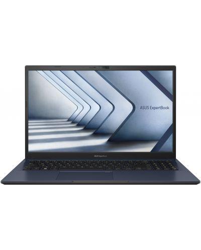 Лаптоп ASUS ExpertBook B1 B1502CBA-BG51B0, Intel Core i5-1235U 10C (1.3/4.4 GHz, 12M Cache), 15.6'' (39.62 cm) HD/LED, 8GB DDR4, 256GB SSD M.2 NVMe PCIe 4.0, Free DOS
