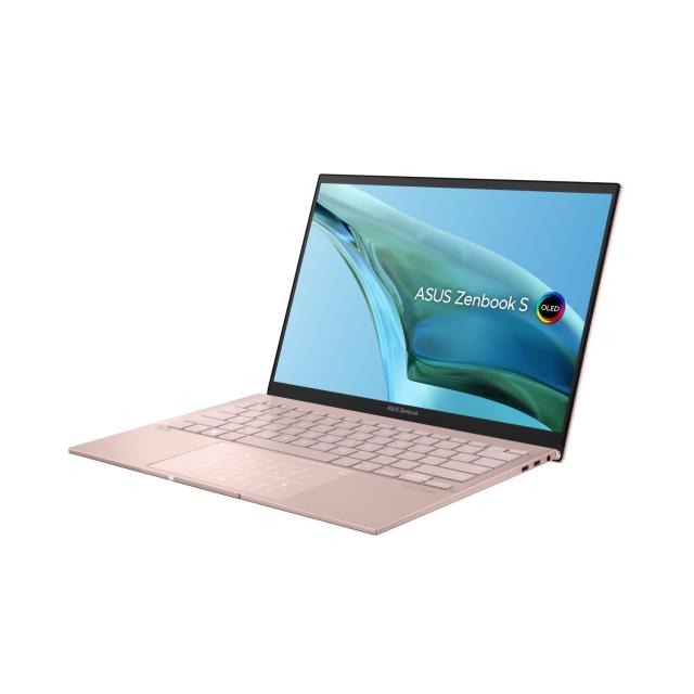 Лаптоп ASUS Zenbook S 13 OLED UM5302LA-LX731X , AMD Ryzen 7 7840U 3.0GHz (8-core/16-thread, 16MB cache, up to 5.1GHz), 13.3" (33.78 cm), OLED Touch screen, 16GB LPDDR5, 1TB SSD M.2 NVMe PCIe 4.0, Windows 11 Pro