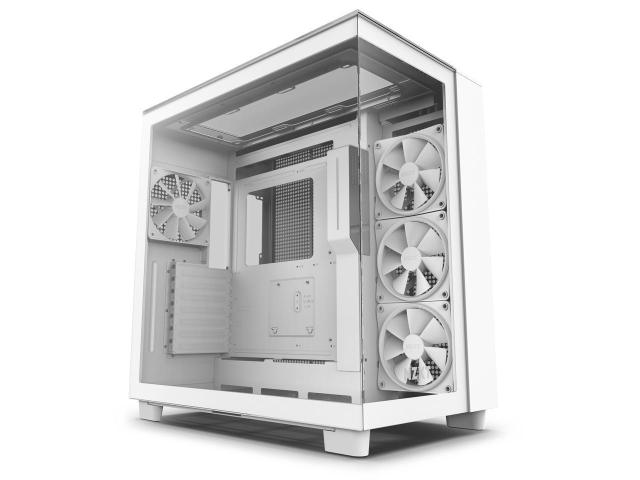 Кутия NZXT H9 Flow Elite Matte White, USB 3.2 Gen 1 x2, Type-C x1, Audio Jack x1, ATX
