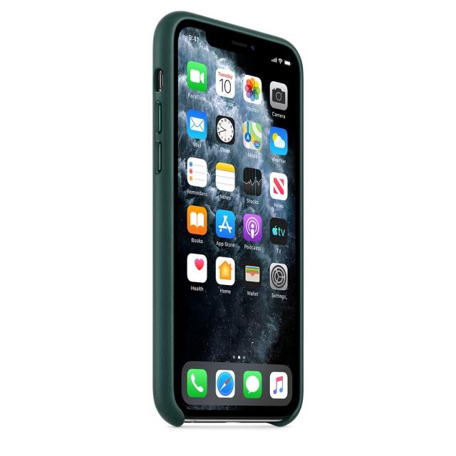 Калъф Apple iPhone 11 Pro Leather Case - Forest Green (Seasonal Autumn 2019)