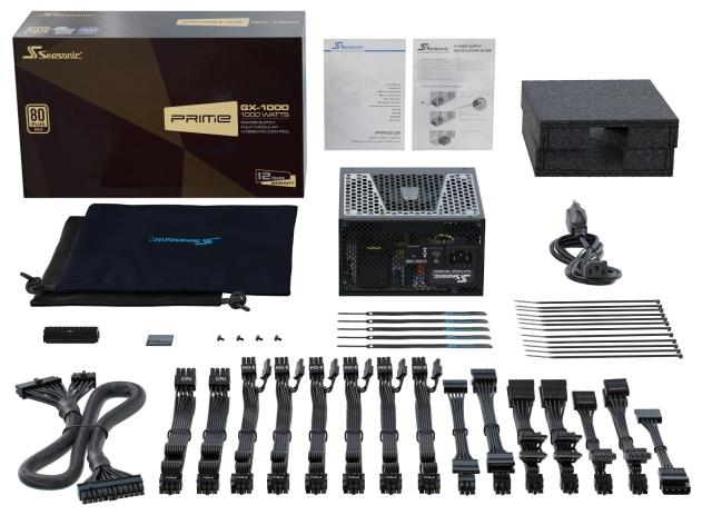 Захранване Seasonic 1000W, PRIME GX-1000, Full Modular, Active PFC, 80 PLUS GOLD