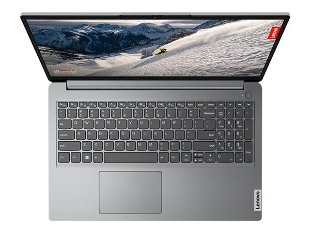 Лаптоп Lenovo IdeaPad 1 15ALC7, AMD Ryzen 7 5700U 1.8/4.3GHz, 15.6" (39.62cm) Full HD Anti-Glare дисплей, (HDMI), 16GB DDR4, 1TB SSD NVMe, 1x USB 3.2 Gen 1 Type-C, 1x USB 3.2 Gen 1, Free DOS