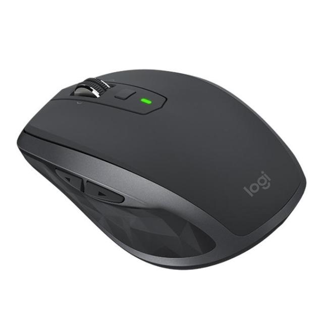 ишка Logitech MX Anywhere 2S, Bluetooth/Wireless, оптична 200-4000 DPI, USB, Li-Po 500 mAh, сива