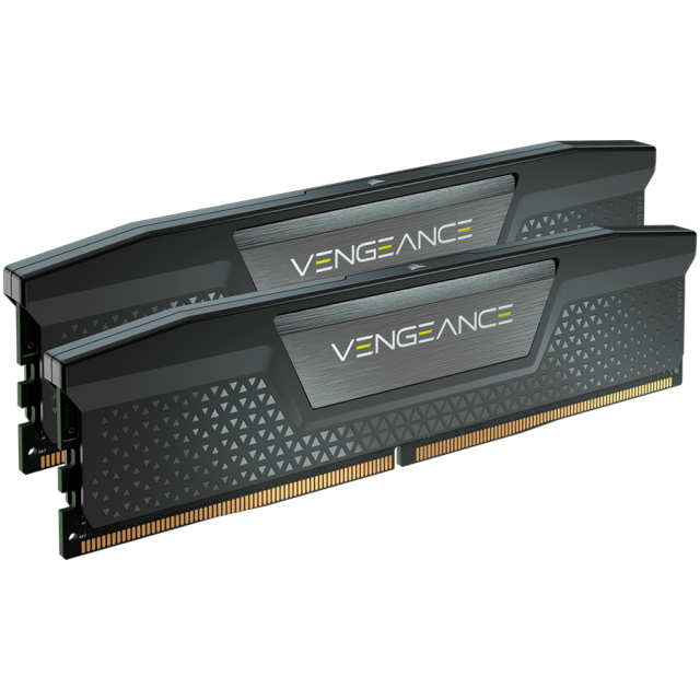 Памет Corsair VENGEANCE Black Heatspreader 64GB (2x32GB) DDR5 4800MHz, CL30, 1.35V