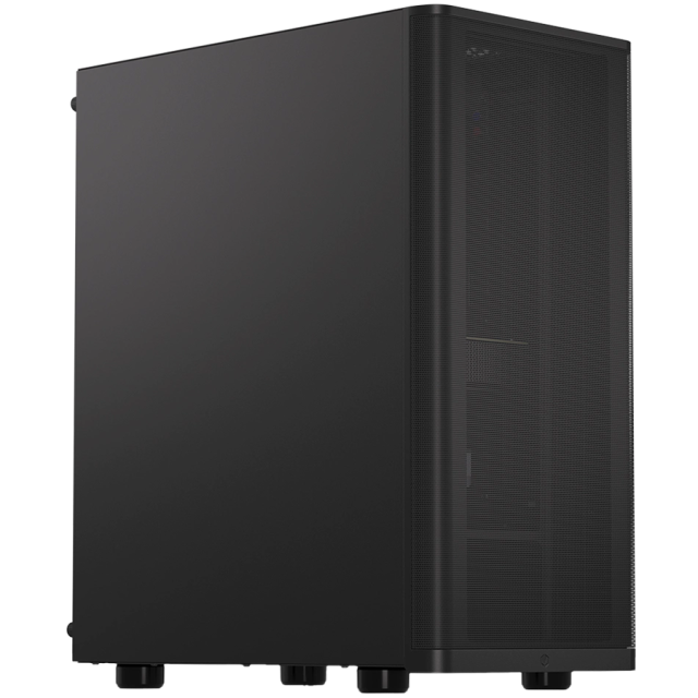 Кутия Endorfy Ventum 200 Solid, Mid-Tower, 2x USB-A (3.1 GEN 1), 1x Audio/1x Mic, ATX/mATX/mITX
