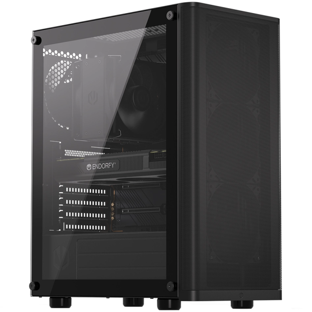 Кутия Endorfy Ventum 200 Air, Mid-Tower, 2x USB-A (3.1 GEN 1), 1x Audio/1x Mic, ATX/mATX/mITX