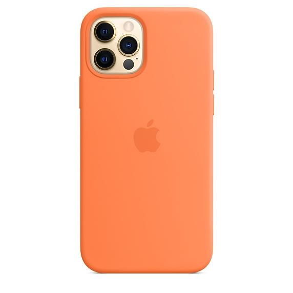 Калъф Apple iPhone 12/12 Pro Silicone Case with MagSafe - Kumquat (Seasonal Fall 2020)