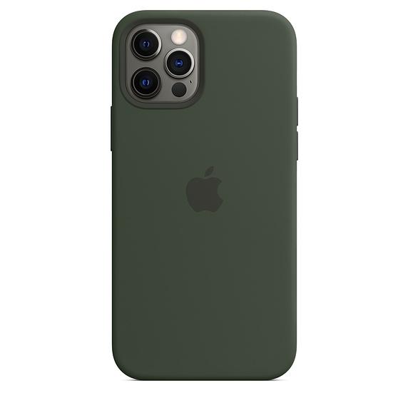 Калъф Apple iPhone 12/12 Pro Silicone Case with MagSafe - Cypress Green (Seasonal Fall 2020)