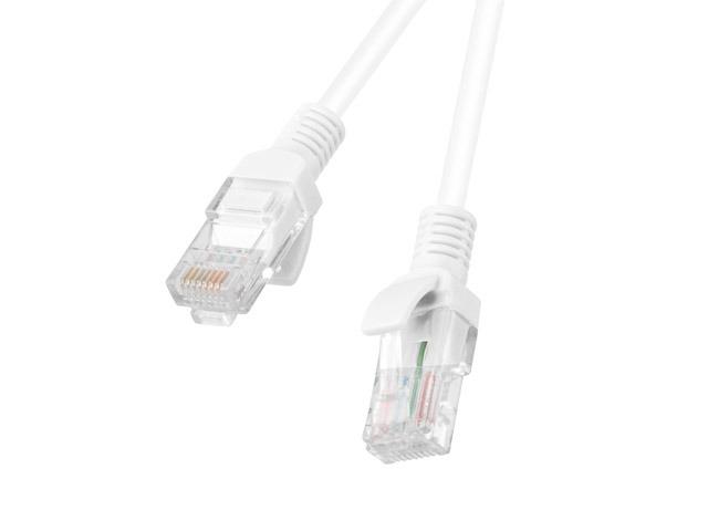 Кабел Lanberg patch cord CAT.5E 5m, white