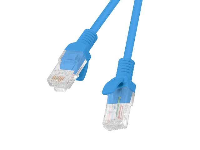 Кабел Lanberg patch cord CAT.5E 15m, blue