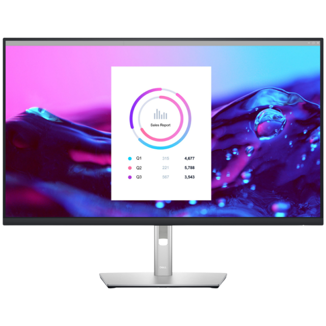Монитор Dell P3223QE Monitor LED, 31.5" (80.01 cm) 4K (3840x2160) 60Hz Antiglare, 3H Hard Coating, ComfortView Plus, 16:9, 1000:1, 350 cd/m2, 8ms/5ms, 178º/178º, 1x HDMI, 1x DP, 4x USB 3.2 Gen 1, LAN, Height, Pivot, Swivel, Tilt, 3Y