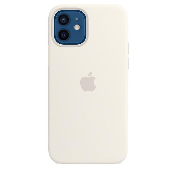 Калъф Apple iPhone 12/12 Pro Silicone Case with MagSafe - White