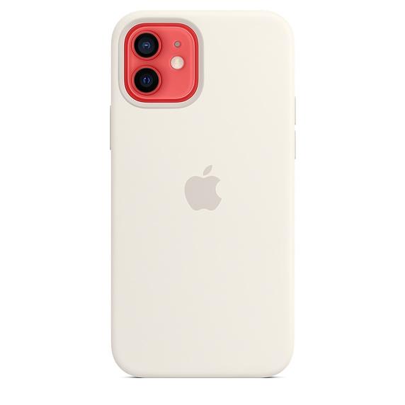 Калъф Apple iPhone 12/12 Pro Silicone Case with MagSafe - White