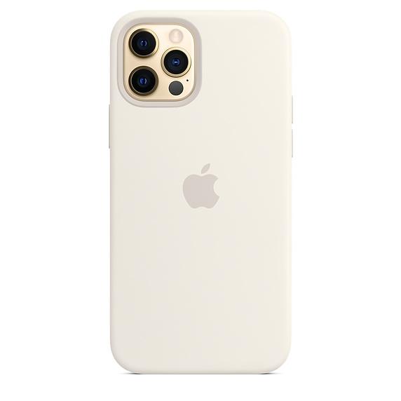 Калъф Apple iPhone 12/12 Pro Silicone Case with MagSafe - White