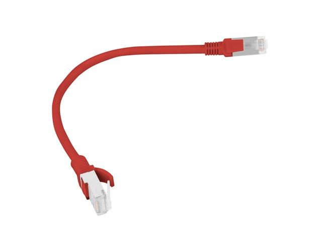 Кабел Lanberg patch cord CAT.6 0.25m, red