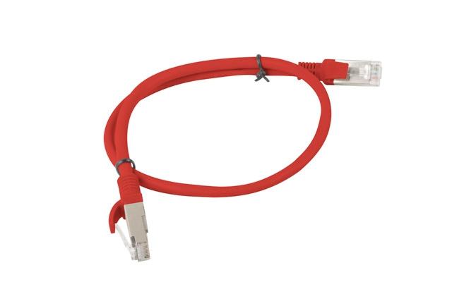 Кабел Lanberg patch cord CAT.6 0.5m, red