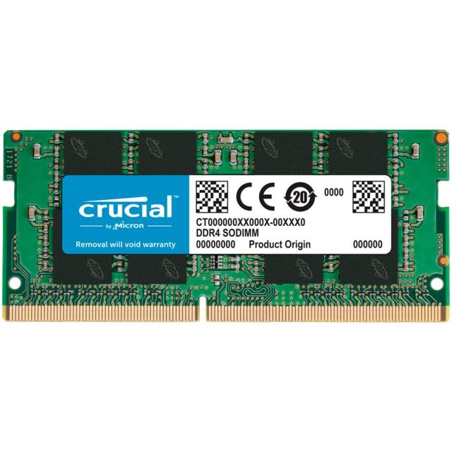 Памет Crucial 8GB DDR4 3200MHz, SODIMM CL22, 1.2V