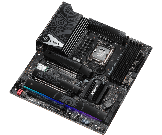 Дънна платка ASROCK Z790 TAICHI LITE, LGA1700, DDR5, PCIe 5.0, 8x SATA 6Gb/s, 1x M.2 Gen5, 4x M.2 Gen4, HDMI, USB Type-C