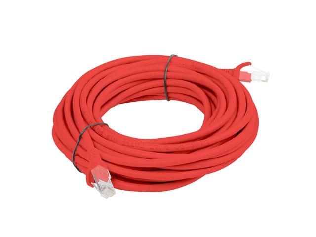 Кабел Lanberg patch cord CAT.6 5m, red