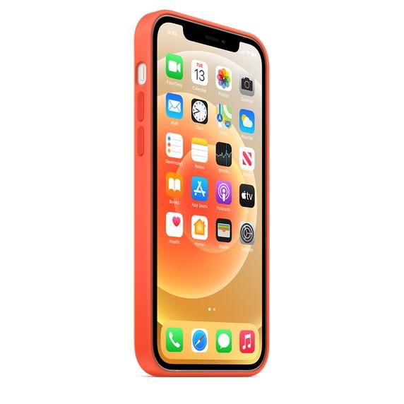 Калъф Apple iPhone 12/12 Pro Silicone Case with MagSafe - Electric Orange