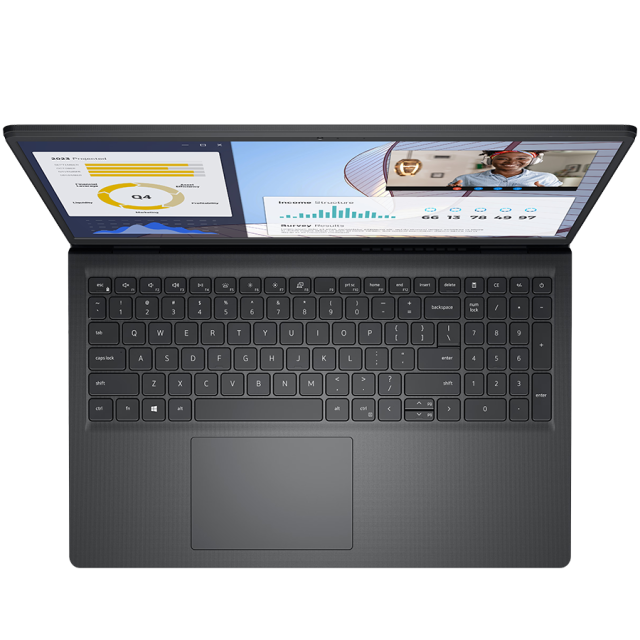 Лаптоп Dell Vostro 3535, AMD Ryzen 7 7730U (8C, 16 threads), 15.6" FHD (1920 x 1080) 120 Hz AG, 16GB (2x8GB) DDR4 3200MHz, 512GB PCIe NVMe SSD, AMD Radeon Graphics, WiFi + BT,  KBD, FPR, Linux