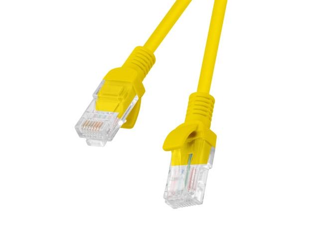 Кабел Lanberg patch cord CAT.6 15m, yellow