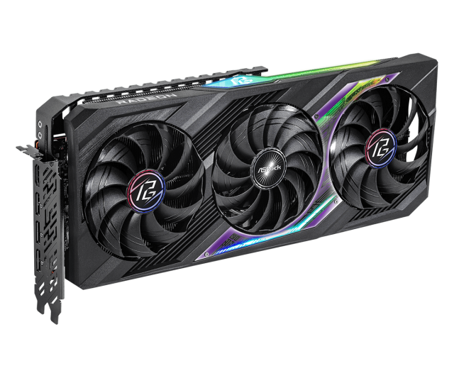Видео карта ASROCK RX7800 XT PHANTOM GDDR6 16GB OC, 256-bit, HDMI, 3xDP