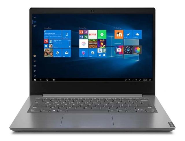 Лаптоп Lenovo V14 IGL Intel Celeron N4020 (1.1GHz up to 2.80 GHz, 4MB), 4GB 2400MHz DDR4, 256GB SSD, 14" FHD (1920x1080), AG, Intel UHD Graphics 600, WLAN ac, BT, Cam 0.3 mp, 2 cell, Iron grey, DOS, 2Y