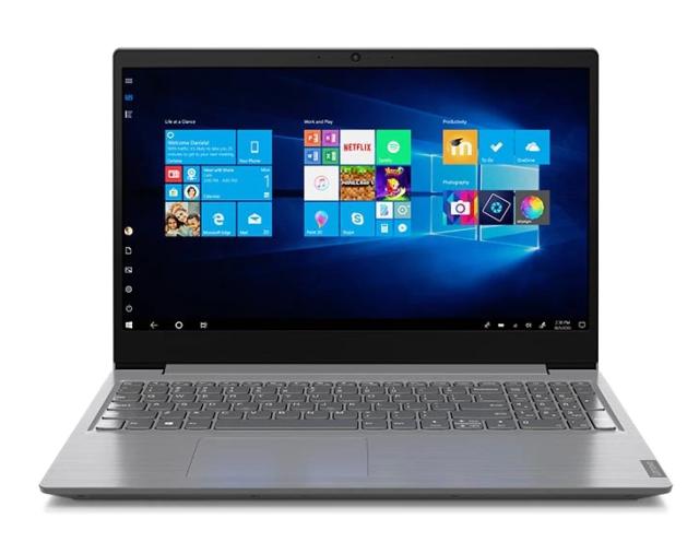 Лаптоп Lenovo V15 AMD Athlon Gold 3150U (2.4GHz up to 3.3GHz, 4MB), 4GB DDR4 2400MHz, 256GB SSD, 15.6" FHD (1920x1080), AG, AMD Radeon Graphics, WLAN ac, BT, Cam 0.3 mp, 2 cell, Iron grey, DOS, 2Y