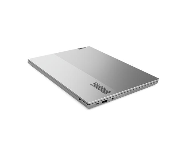 Лаптоп Lenovo ThinkBook 13s G2 Intel Core i7-1165G7 (2.8GHz up to 4.7GHz, 12MB), 16GB Soldered LPDDR4x 4266MHz, 512GB SSD, 13.3" WUXGA (1920x1200) IPS AG, Intel Iris Xe Graphics, WLAN, BT, 720p Cam, Backlit KB, FPR, 4 cell, Mineral Grey, Win 10 Pro, 