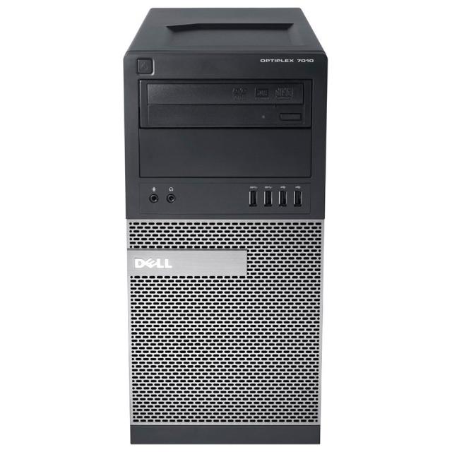 Настолен компютър Dell OptiPlex 7010 Tower, Intel Core i5-13500 (6+8 Cores, 24MB, 20T, 2.5GHz to 4.8GHz, 65W), 8GB (1x8GB) DDR4, 512GB SSD, Integrated Graphics, DVD+/-RW,  Mouse + BG KBD, Ubuntu, 3Y