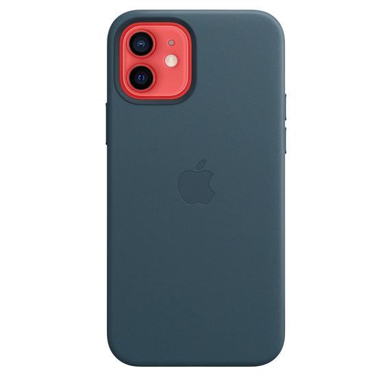 Калъф Apple iPhone 12/12 Pro Leather Case with MagSafe - Baltic Blue (Seasonal Fall 2020)