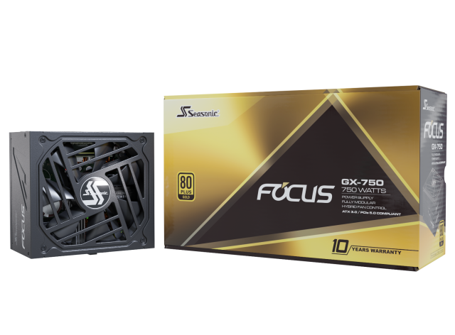 Захранване SEASONIC FOCUS GX-750 750W, 80 PLUS Gold, Fully Modular