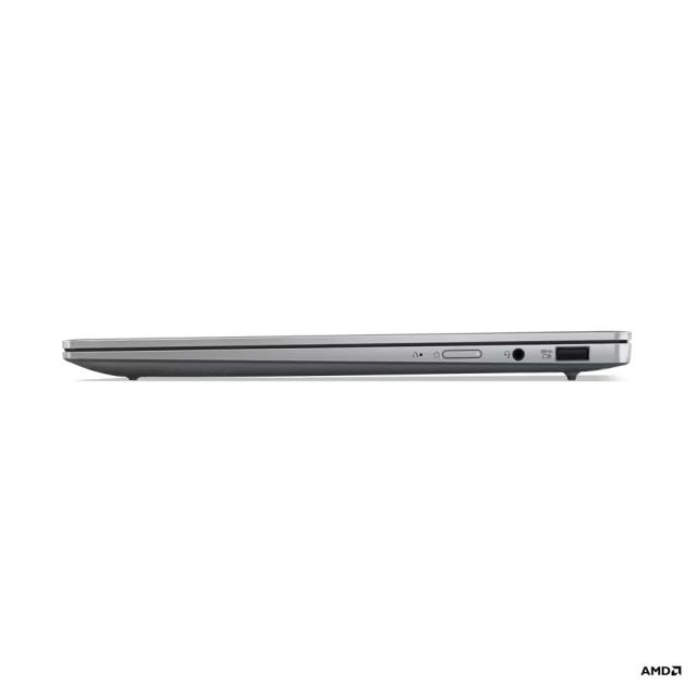 Лаптоп LENOVO Yoga Slim 6 14APU8, AMD Ryzen™ 7 7840U (8C / 16T, 3.3 / 5.1GHz, 8MB L2 / 16MB L3), 14.0" (35.56 cm) WUXGA (1920x1200) OLED 400nits Glossy, 60Hz, 16GB LPDDR5, 1TB SSD, Free DOS