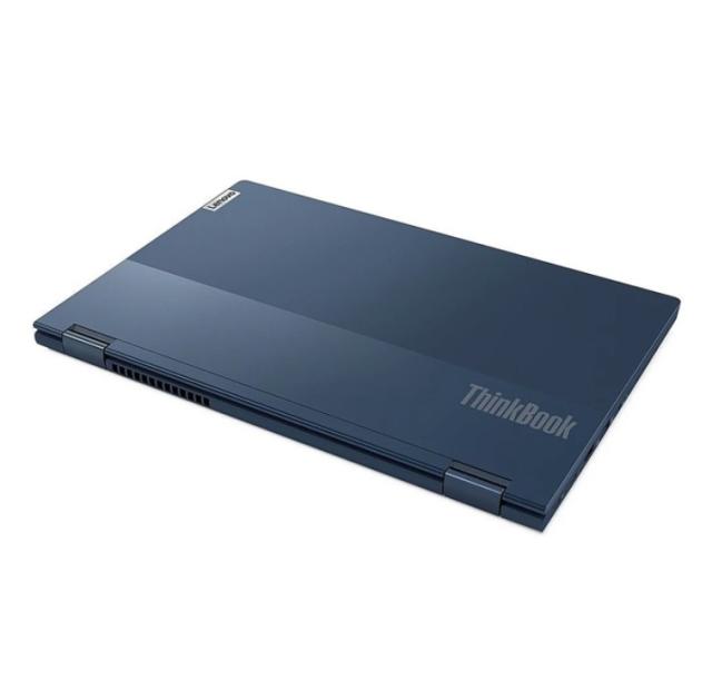 Лаптоп Lenovo ThinkBook 14s Yoga Intel Core i5-1135G7 (2.4MHz up to 4.2GHz, 8MB), 16GB (8GB+8GB) DDR4 3200MHz, 512GB SSD, 14" FHD (1920x1080) IPS Glossy, Touch, Intel Iris Xe Graphics, WLAN, BT, 720p Cam, Backlit KB, FPR, Abyss Blue, 4 cell, Win 10 P