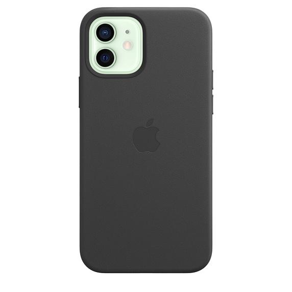 Калъф Apple iPhone 12/12 Pro Leather Case with MagSafe - Black