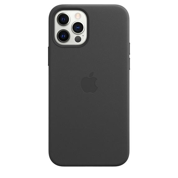 Калъф Apple iPhone 12/12 Pro Leather Case with MagSafe - Black