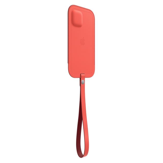 Калъф Apple iPhone 12|12 Pro Leather Sleeve with MagSafe - Pink Citrus (Seasonal Nov 2020)