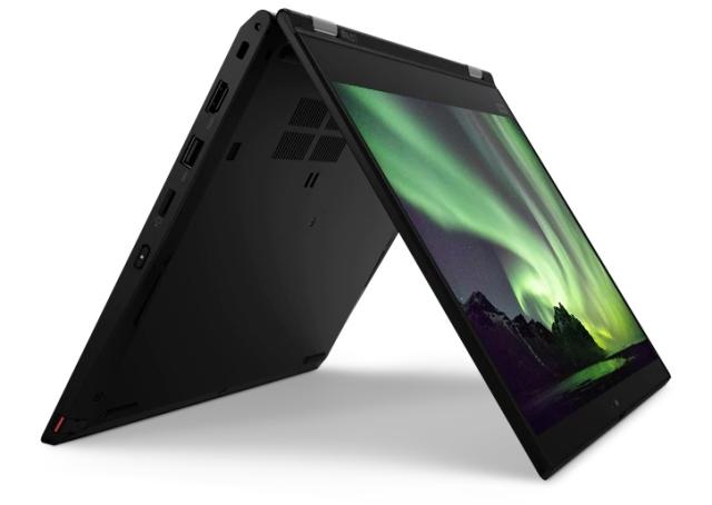 Лаптоп Lenovo ThinkPad L13 Yoga Intel Core i7-10510U (1.8GHz up to 4.9GHz, 8MB), 8GB DDR4 2666MHz, 512GB SSD, 13.3" FHD (1920x1080) IPS, AR, Intel UHD Graphics, Touch, WLAN ac, BT, 720p&IR&World Facing Cam, 4 cell, KB Backlit, SCR, FPR, Pen Pro, Blac