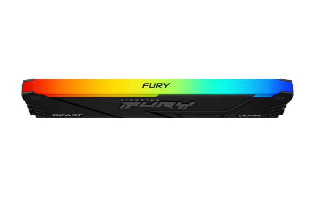 Памет Kingston FURY Beast Black RGB 16GB DDR4 3600MHz, CL18, 1.35 V 
