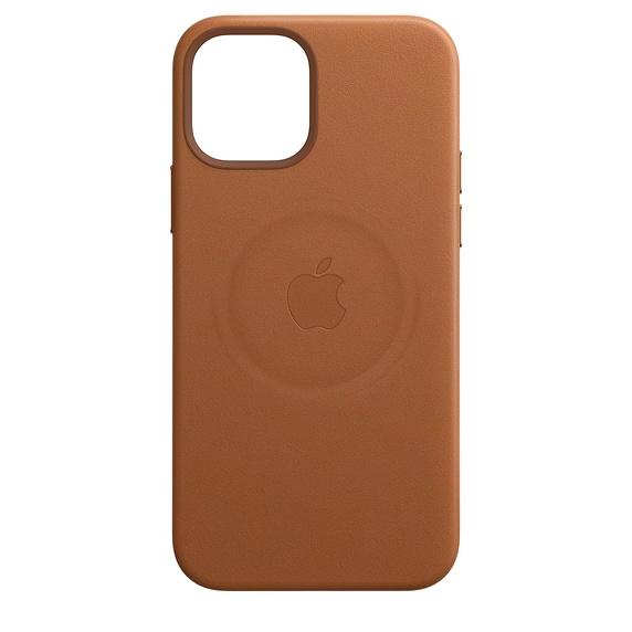 Калъф Apple iPhone 12 Pro Max Leather Case with MagSafe - Saddle Brown